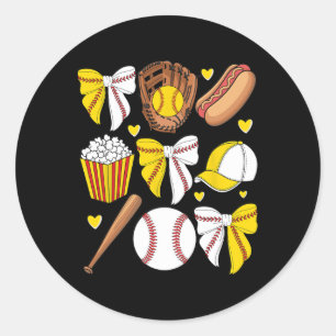 Half verkopen en zacht mama leven Coquette Bow Wo Ronde Sticker