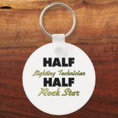 Half-verlichtingstechnicus Half-Rock Star Sleutelhanger (Voorkant)