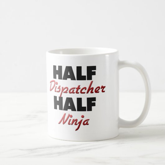 Half verzender Half Ninja Koffiemok (Rechts)