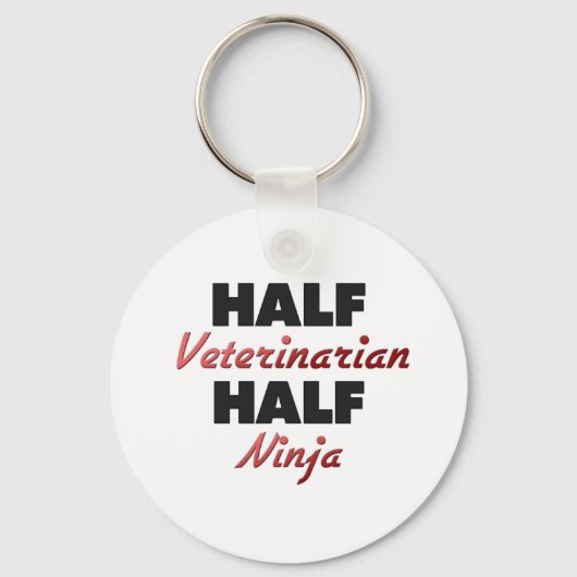 Half Veterinarian Half Ninja Sleutelhanger (Voorkant)