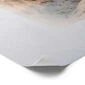 Half vol glas - Abstracte metafoor Poster (Hoek)