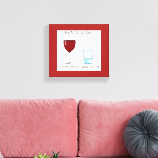 Half volledig glas canvas afdruk (Insitu (Woonkamer))