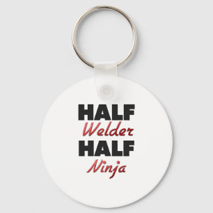 Half Welder Half Ninja Sleutelhanger