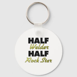 Half Welder Half Rock Star Sleutelhanger