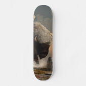 Half White Bison Skateboard (Voorkant)