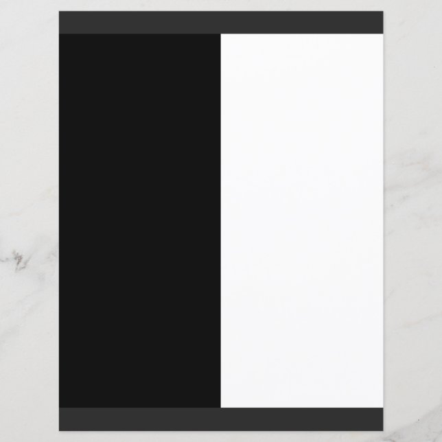 half white half black, half black half white (Voorkant)