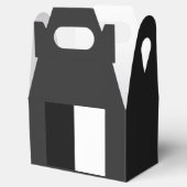 half white half black, half black half white bedankdoosjes (Geopend)