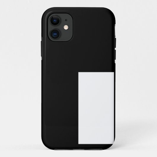 half white half black, half black half white Case-Mate iPhone case (Achterkant)