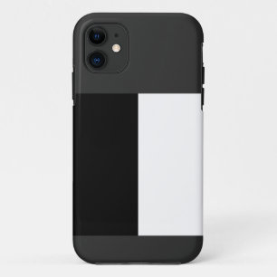 half white half black, half black half white Case-Mate iPhone case
