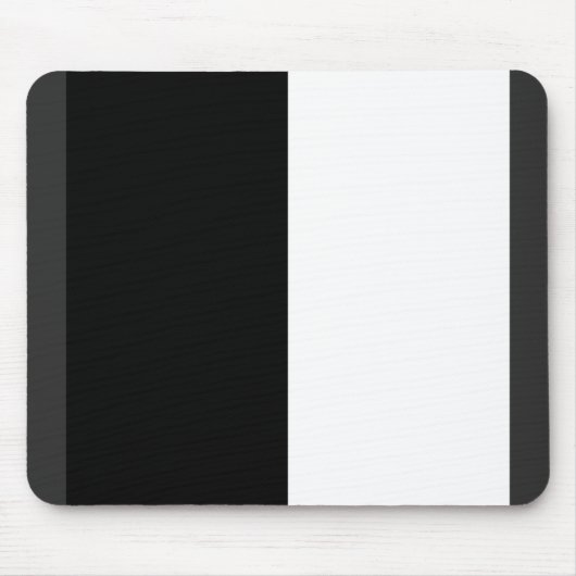 half white half black, half black half white muismat (Voorkant)