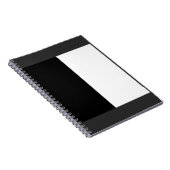 half white half black, half black half white notitieboek (Rechterzijde)