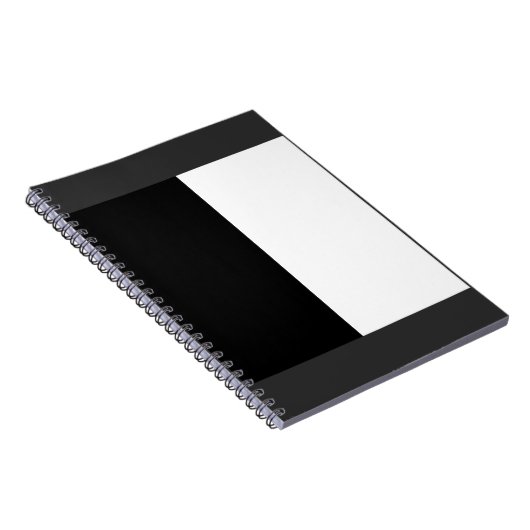 half white half black, half black half white notitieboek (Rechterzijde)