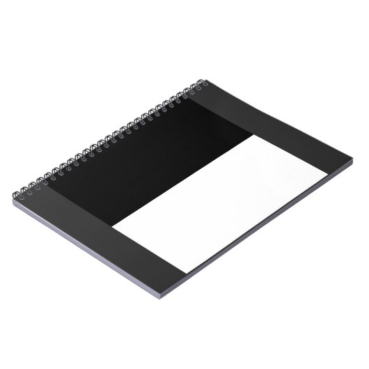 half white half black, half black half white notitieboek (Linkerzijde)