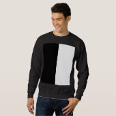half white half black, half black half white trui (Voorkant volledig)