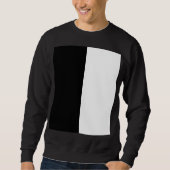 half white half black, half black half white trui (Voorkant)