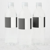 half white half black, half black half white waterfles etiket (Flessen)