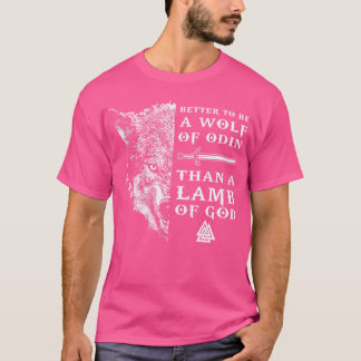 Half wolf van Odin Noorse mythologie T-shirt