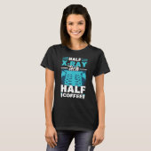 Half X Ray Tech Half Koffie X Ray Rad Technologie T-shirt (Voorkant volledig)