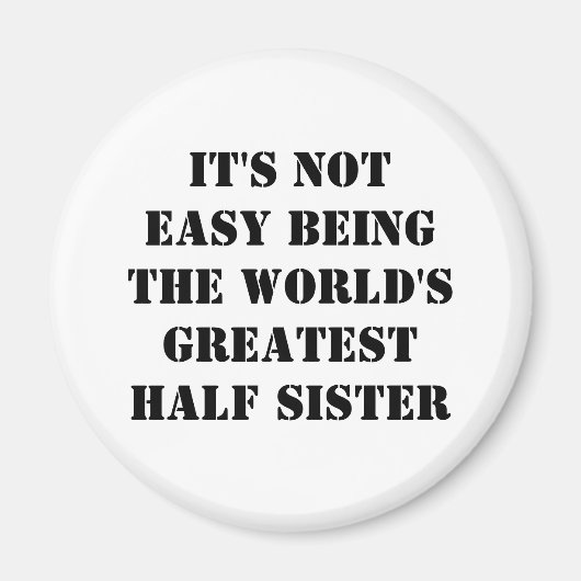 Half zister magneet (Voorkant)