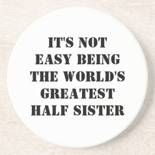 Half zister zandsteen onderzetter