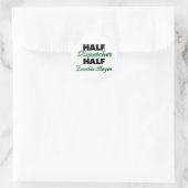 Half Zombie Slayer Ronde Sticker (Tas)