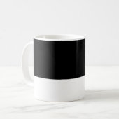 Half Zwart Koffiemok (Voorkant links)