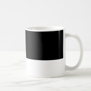 Half Zwart Koffiemok