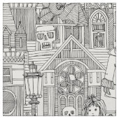  half zwart wit stof (Close Up)