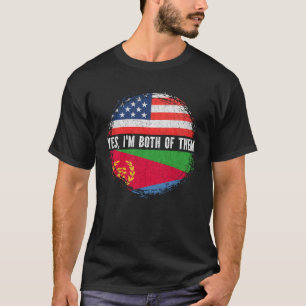 HalfAmerikaans - Eritrees - Amerikaans - Amerikaan T-shirt