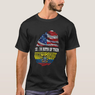 HalfAmerikaans half ECUADOR ik ben beiden Herita T-shirt
