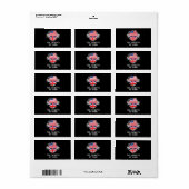 HalfAmerikaans HalfAmerikaans Engeland Vlag Mannen Etiket (Full Sheet)