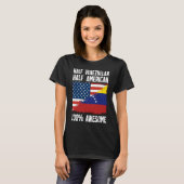 HalfAmerikaans halfAmerikaans Venezuela T-shirt (Voorkant volledig)