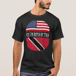 HalfAmerikaanse halve finalse Amerikaanse vlag Tri T-shirt