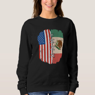 HalfAmerikaanse Mexicaanse roet Amerikaanse vlag Trui