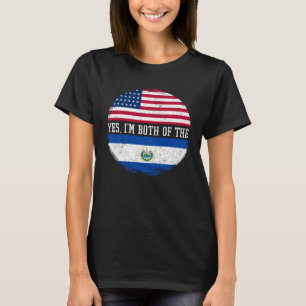 HalfAmerikaanse Salvadoraanse vlag El Salvador T-shirt