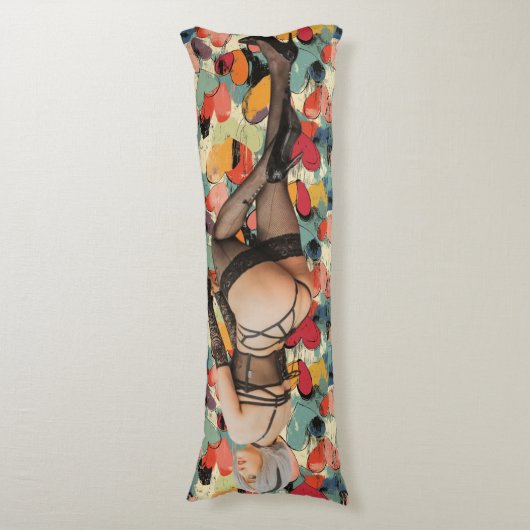 HalfAngel66 Hearts Corações da Deusa Lichaamskussen (Voorkant Verticaal)