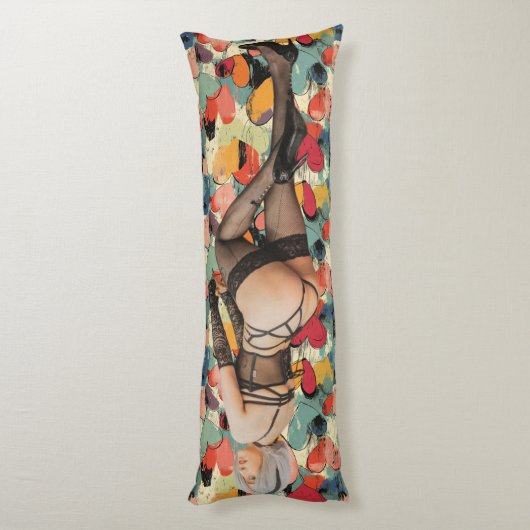 HalfAngel66 Hearts Corações da Deusa Lichaamskussen (Achterkant (Verticaal))