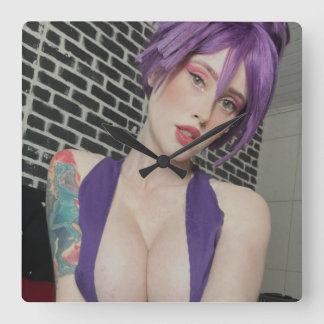 Halfangel66 paarse klok