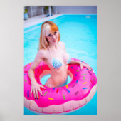 Halfangel66 Poolside Poster (Voorkant)