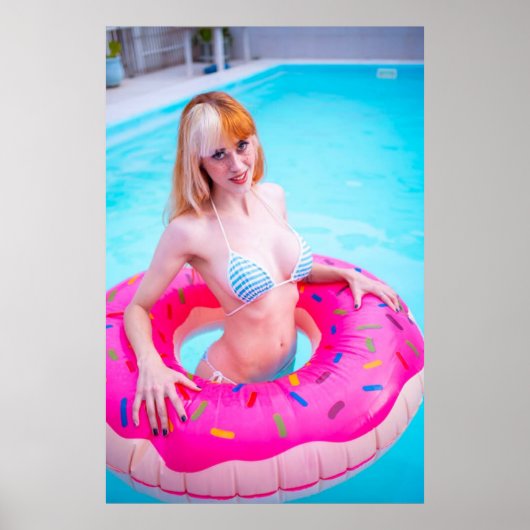 Halfangel66 Poolside Poster (Voorkant)