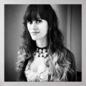 HalfAngel66 Zwart & Wit Poster (Voorkant)