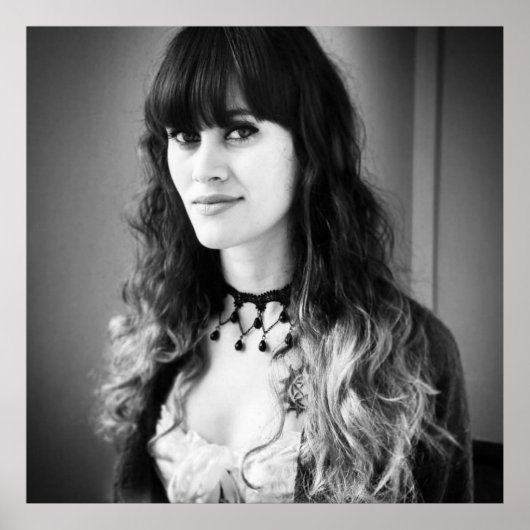 HalfAngel66 Zwart & Wit Poster (Voorkant)