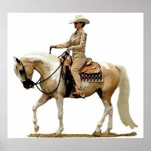 HalfArabisch Western Pleasure Horse Poster