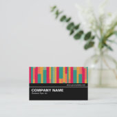 Halfbaan V2 017 - Abstract 240113 Visitekaartje (Staand voorkant)