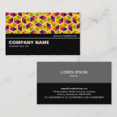 Halfbaan V2 - Hexagon Patroon 01 Visitekaartje (Voorkant / Achterkant)