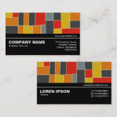 Halfbaan V3 014 - Abstract 240413 Visitekaartje (Voorkant / Achterkant)