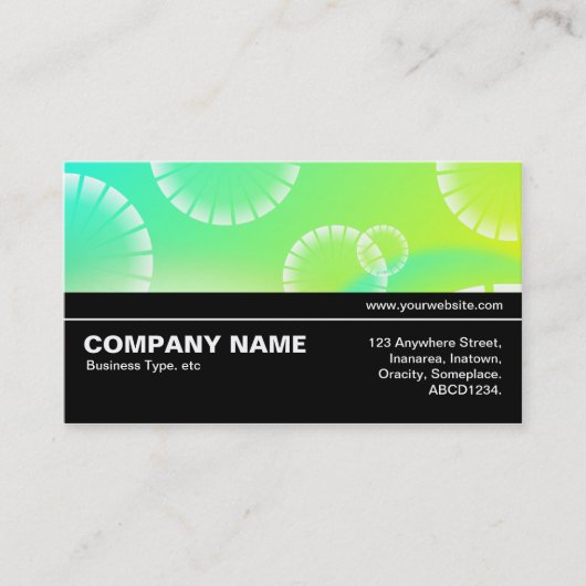 Halfbaan V3 - Abstract 01 Visitekaartje (Voorkant)