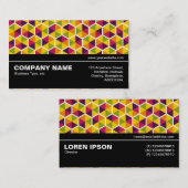 Halfbaan V3 - Hexagon Patroon 01 Visitekaartje (Voorkant / Achterkant)