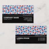 Halfbaan V3 - Hexagon Patroon 05 Visitekaartje (Voorkant / Achterkant)