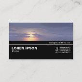 Halfbaan V3 - Zonnesttijd/Zonnesten Visitekaartje (Achterkant)